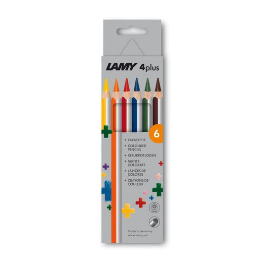 Lamy 4 Plus Coloured Pencils - Pack of 6 Shades