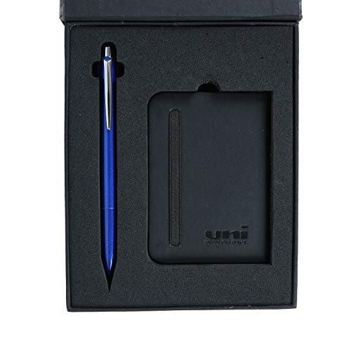 uni  Ball Jetstream Prime Multifunction Ballpoint Pen Premium Gift Set with Free Pocket Diary (Navy Blue Body)