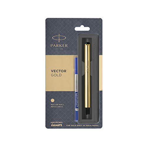 Parker Fn Vector Gold Gt Ball Pen (Bl)