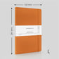 Mypaperclip Executive Series Notebook, Large (165 X 241 Mm, 6.5 X 9.5 In.) Checks, Esx192L-C Orange
