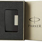 Parker Fn Frontier M Black Fountain Pen Gold With Card Holder