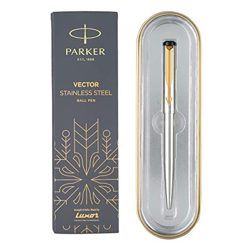 Parker Fn Vector Steel Ball Pen Gld Trim