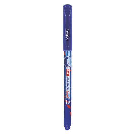 Flair Rapid Gel 0.5mm Gel Pen Box Pack - Blue Ink