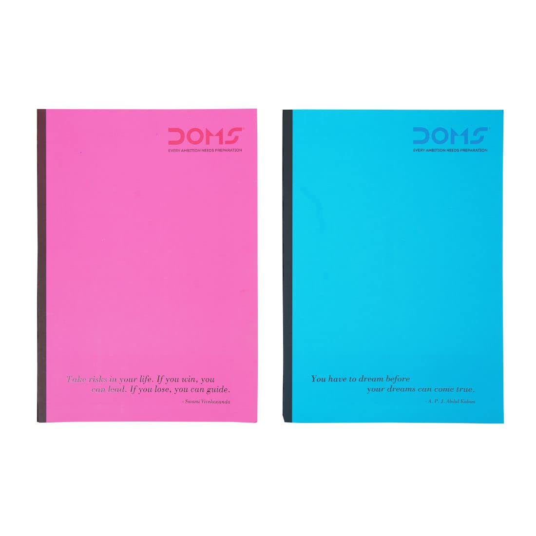 Doms Neon Series Soft Bound Notebook | Unruled, 100 Pages | 29.7 x 21 CM | Ideal for School, Home & Office | Pack Of 3 | Color & Design May Vary