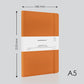 Mypaperclip Executive Series Notebook, 240 Pages A5 (148 X 210 Mm, 5.83 X 8.27 In.) Esp240A5-R Orange