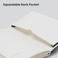 Mypaperclip Executive Series Notebook, Medium (127 X 210Mm, 5 X 8.25 In.) Checks, Esx192M-C Black