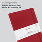 Mypaperclip Executive Series Notebook, 240 Pages A5 (148 X 210 mm, 5.83 X 8.27 In.) Esp240A5-R Red
