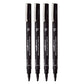 Uniball Pin Cs3 - 200 - Chisel 3.0mm Fine Line Markers - Black