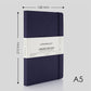 Mypaperclip Limited Edition Notebook, A5 (148 X 210 Mm, 5 .83 X 8.27 In.) Ruled Lep192A5-R - Aubergine