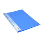 Ondesk Essentials FC Presentation Display Book Plastic File 30 Pockets (Blue, Pack of 2)