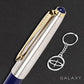 Parker Galaxy Standard Ball Pen With Key Chain  - Blue Ink, Pack Of 1