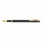 Pierre Cardin Golden Eye Matte Black Finish Exclusive Fountain Pen - Gold, Pack Of 5
