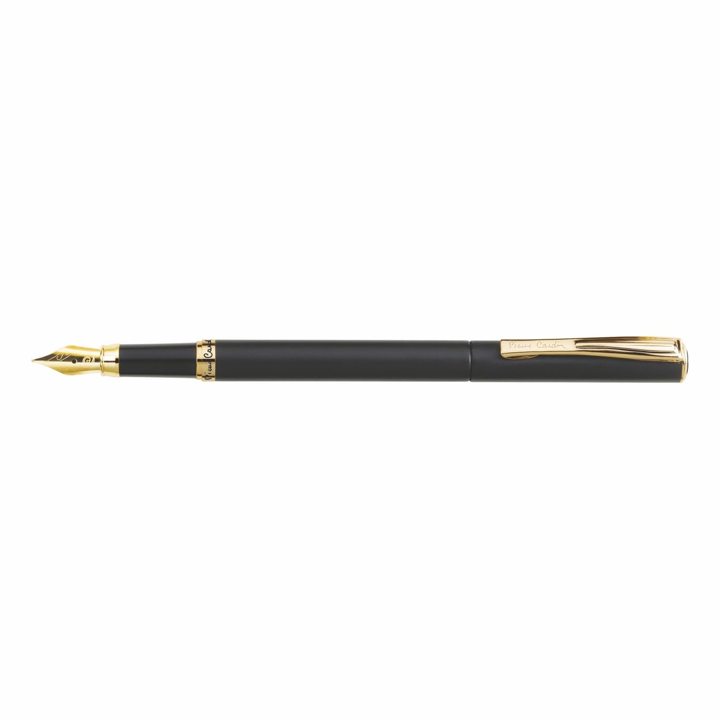 Pierre Cardin Golden Eye Matte Black Finish Exclusive Fountain Pen - Gold, Pack Of 5