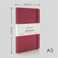 Mypaperclip Limited Edition Notebook, A5 (148 X 210 Mm, 5 .83 X 8.27 In.) Plain Lep192A5-P - Ruby