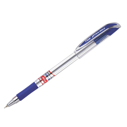 Flair Xtra Mile 0.7mm Ball Pen Box Pack - Blue Ink