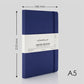 Mypaperclip Limited Edition Notebook, A5 (148 X 210 Mm, 5 .83 X 8.27 In.) Checks Lep192A5-C - Blueberry