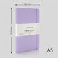 Mypaperclip Limited Edition Notebook, A5 (148 X 210 Mm, 5 .83 X 8.27 In.) Plain Lep192A5-P - Lilac