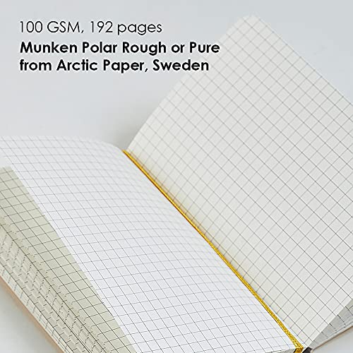 Mypaperclip Limited Edition 192 (176 Checked + 16 Perforated) Pages Notebook, A5 (148 X 210 mm, 5.83 X 8.27 In.) Lep192A5-C Amethyst