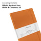 Mypaperclip Executive Series Notebook, Medium (127 X 210Mm, 5 X 8.25 In.) Checks, Esx192M-C Orange