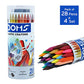 Doms 28 Shades Erasable Plastic Crayons Round Tin Box