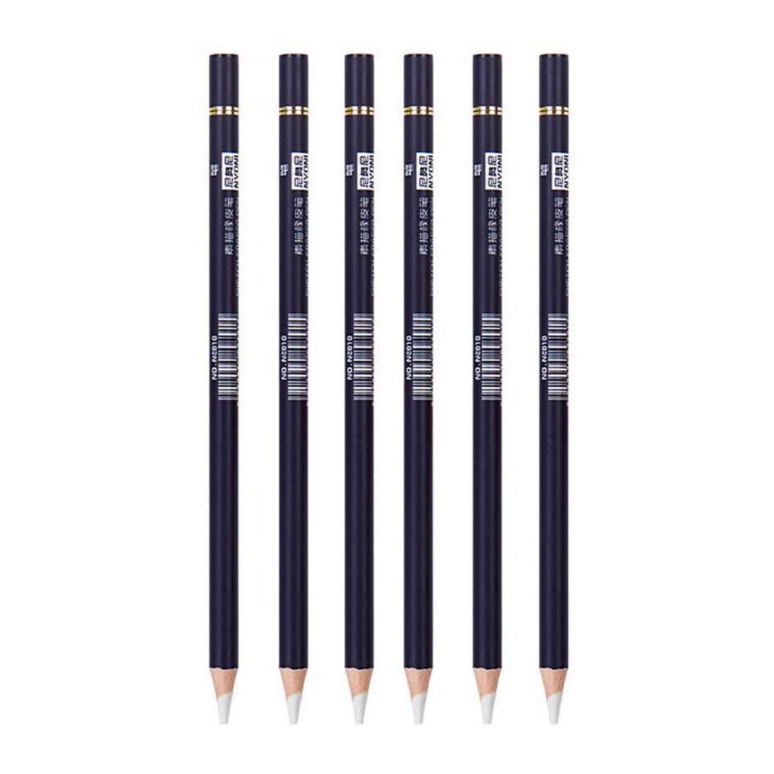 Ondesk Artics Artists' Drawing & Sketching Pencil Eraser Set Of 6 | 4 mm, Round | Perfect For Beginners, Professionals & Artists | Ideal For Sketching, Painting & Drawing | Dark Blue, Pack of 6