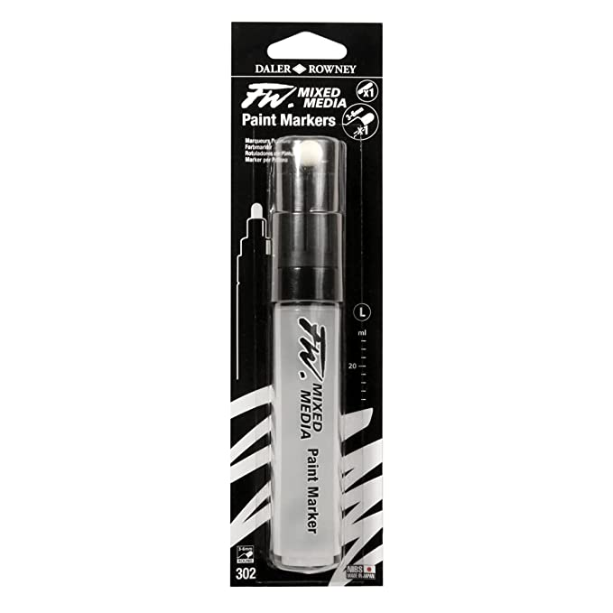 Daler-Rowney Fw 3-6Mm Mixed Media Paint Marker Set (1 X Large Barrel- Round Nibs)