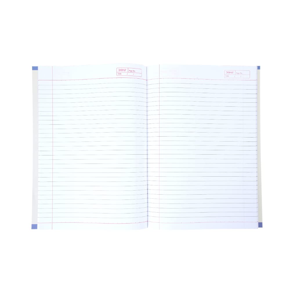 Doms Clean Up Series Notebook | A4 | Single Line | 57GSM | 124 Pages | 21 x 29.7 cm | Pack of 3