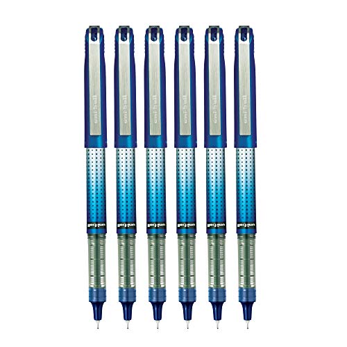 UNI-BALL Eye UB185S Roller Pen (Blue Ink, Pack Of 6)