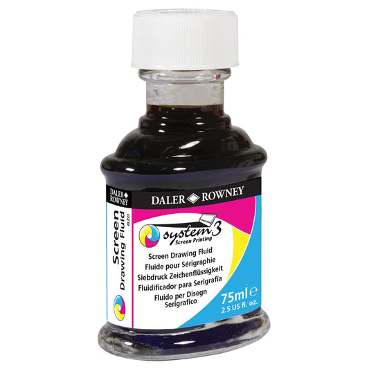 Daler Rowney System3 Acrylic Colour Screen Drawing Fluid (75ml)