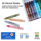 Ondesk Sketching Smart Kit Mega Gift Pack | Best for School & College | 6 Assorted Items | Sketching Pencil, Colour Pencil, Wax Crayon, Eraser, Sketching & Drawing Paper (200 GSM | A5 | Pack of 15)