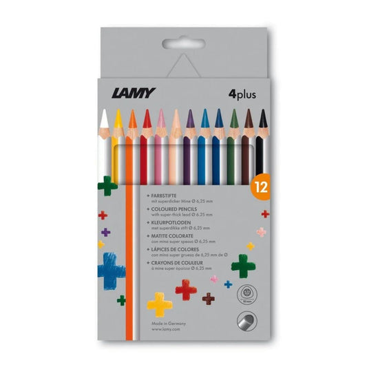 Lamy 4 Plus Coloured Pencils - Pack 12 Shades