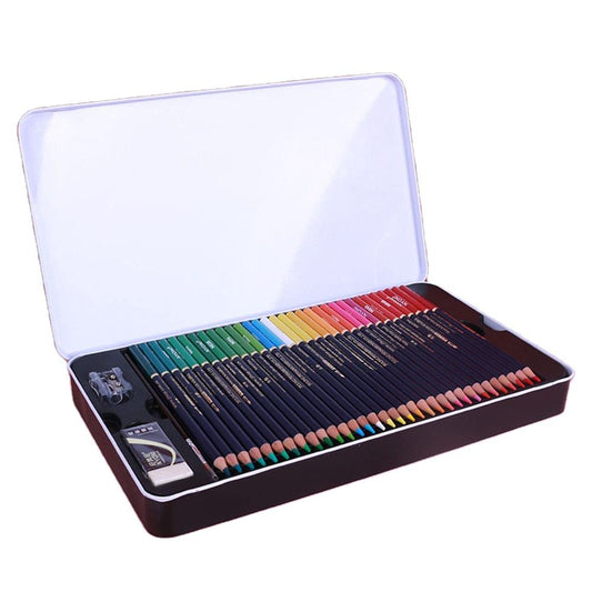 Ondesk Artics Artists' Fine Art Watercolour Pencil Set Tin Box Of 100 Assorted Shades | Perfect For Artists', Professionals & Students| Ideal For Sketching, Painting, Drawing, & Shading | Multicolor