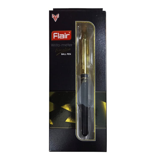 Flair Writometer Executive 0.6mm Ball Pen Box Pack - Blue Ink