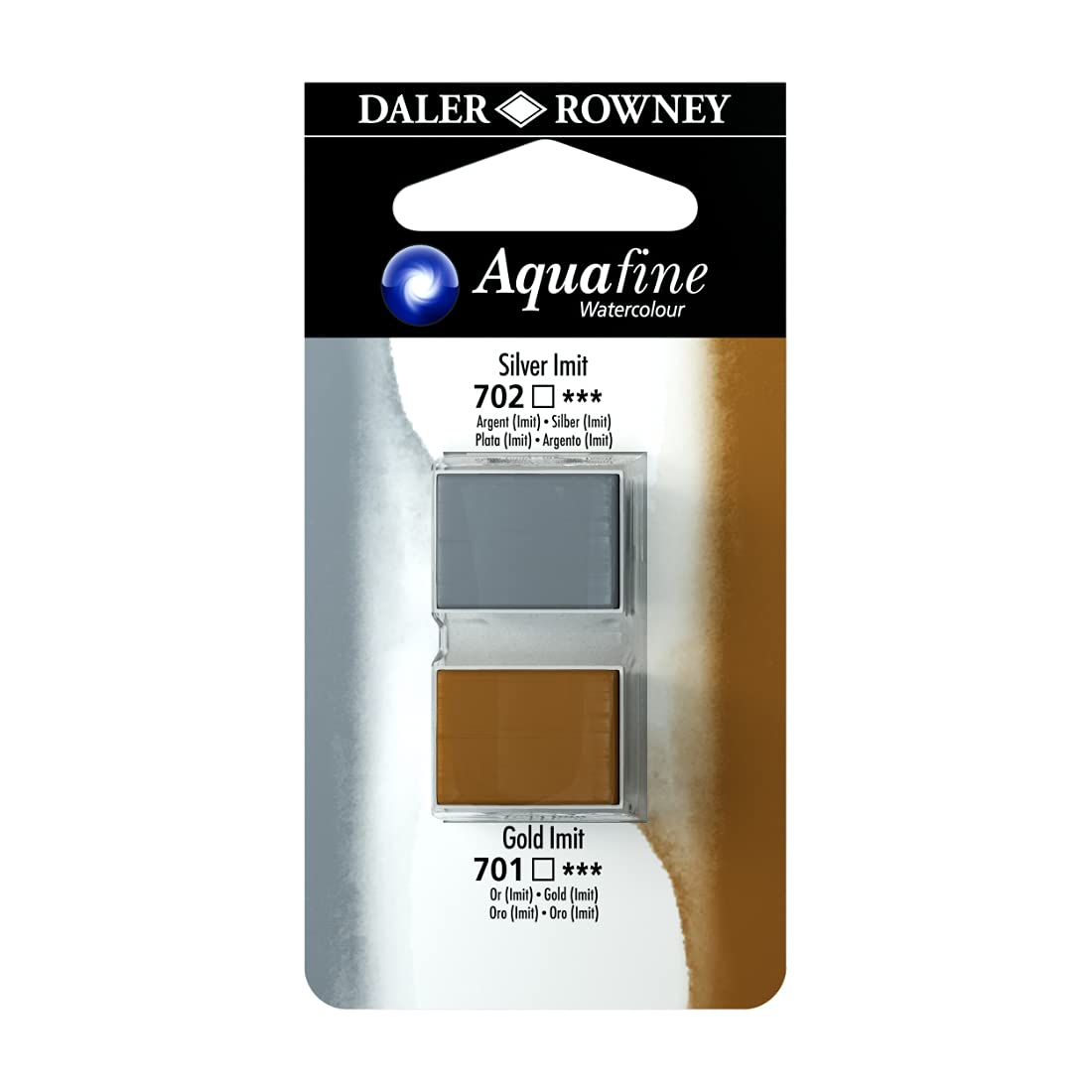 Daler-Rowney Aquafine Watercolour Blister Pack