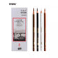 Ondesk Artics Artists' Fine Art Black Charcoal Drawing Medium Color Pencil | Perfect For Artists', Professionals & Students | Ideal For Drawing, Sketching & Shading | Black, Pack of 8