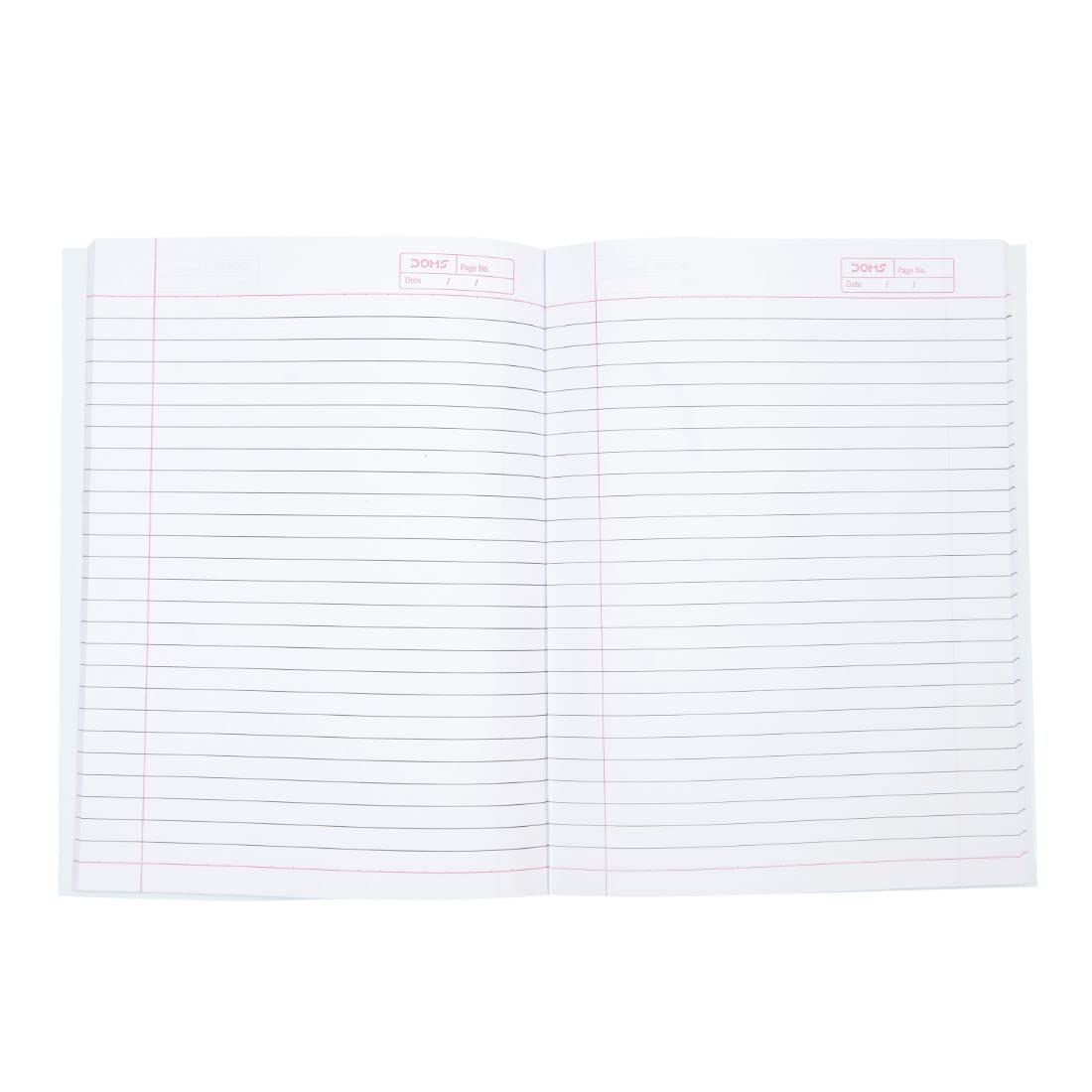 Doms Neon Series Soft Bound Notebook | Single Line, 100 Pages | 24 x 18 CM | Ideal for School, Home & Office | Pack Of 6 | Color & Design May Vary