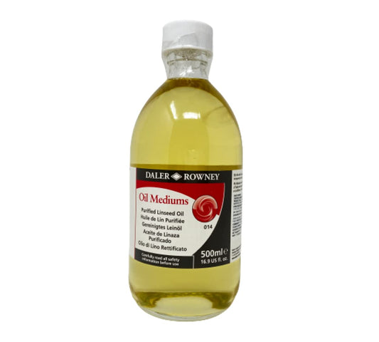 Daler-Rowney Purified Linseed Oil (500Ml)