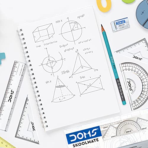 DOMS Stationery Smart Kit | Best for School, College & Office | 60 Assorted Items | Markers, Graphite Pencil, Ball Pens, Compass | DOMS Stationery | Stationery Items for School & Office