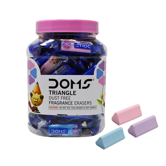 Doms Triangle Dust Free Fragrance Eraser Jar