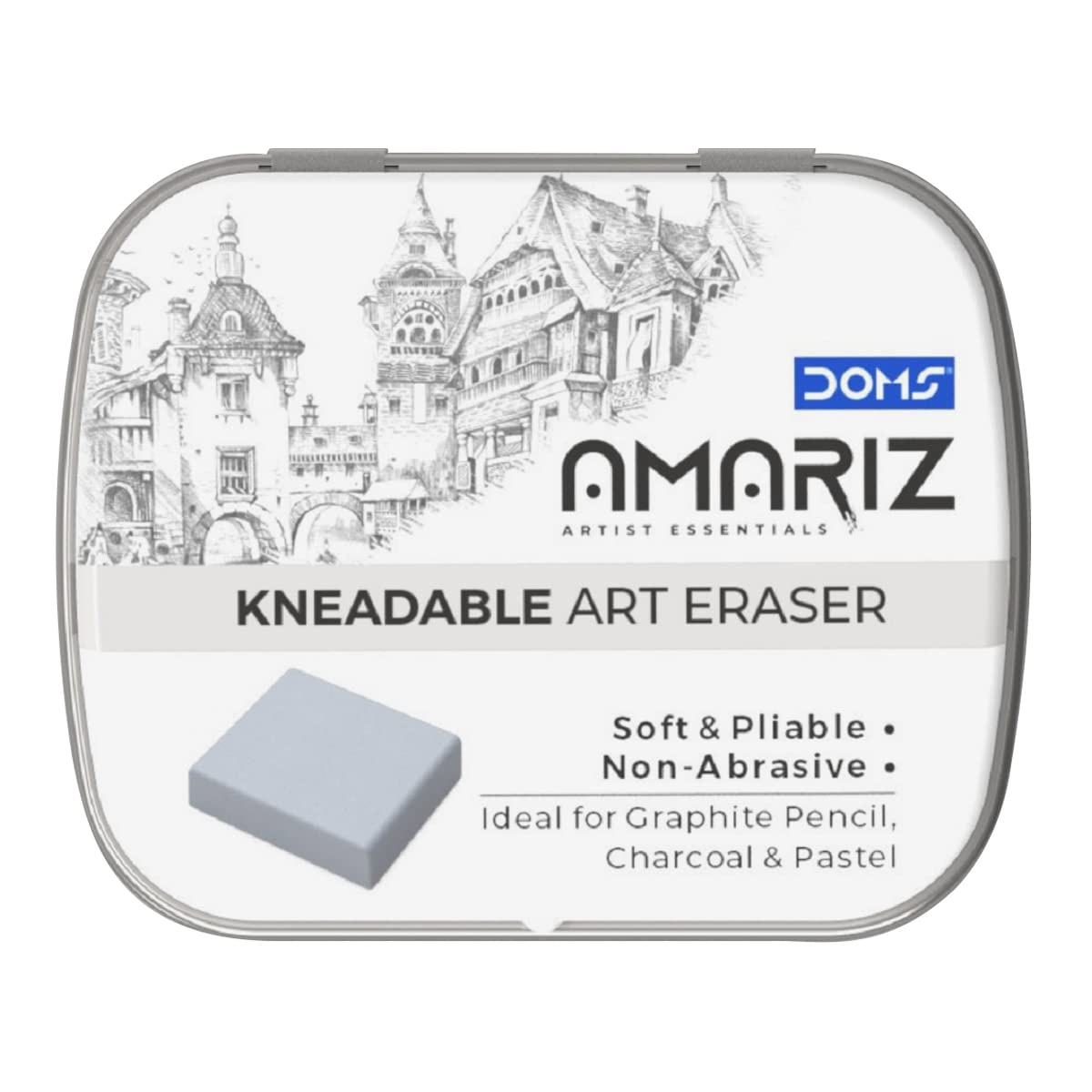 Doms Amriz Kneadable Art Eraser Grey Colour