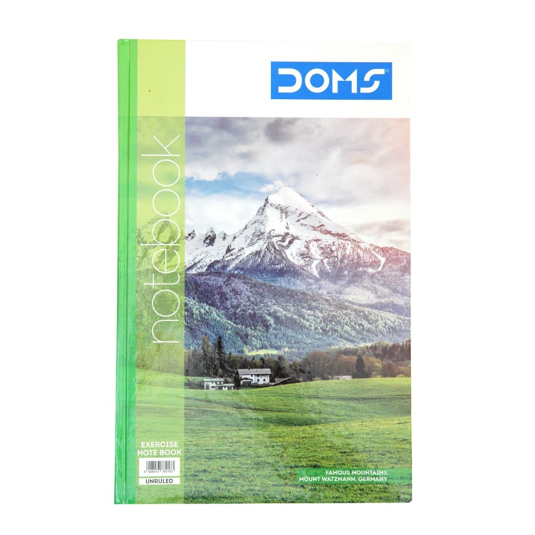 Doms Famous Mountains Series Hard Bound Notebook | Unruled, 160 Pages | 33 x 21 CM | Ideal for School, Home & Office | Pack Of 1 | Color & Design May Vary