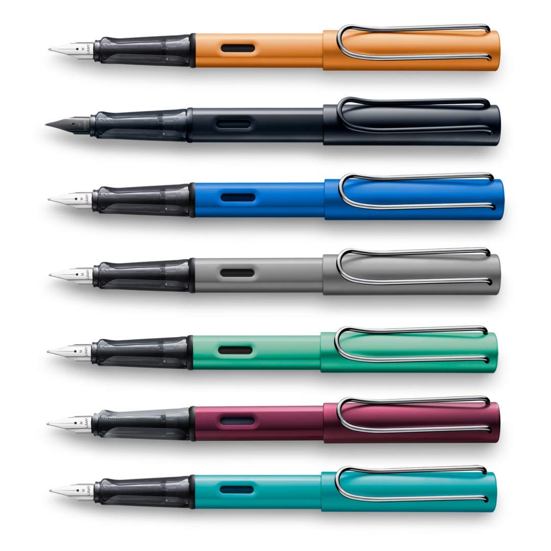 Lamy AL-Star Extra Fine Nib Fountain Pen - Blue Ink, Pack Of 1