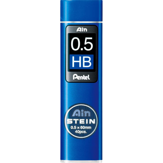 Pentel C275-HB 0.5mm Ain Stein Mechanical Pencil Lead - Pack of 40