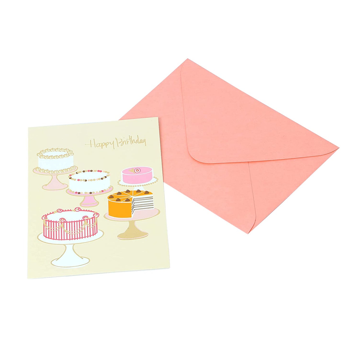 PaperPep Happy Birthday Mini Blank Cards With Envelopes 10 Different Blank Greeting Cards Colored Envelopes. Box of 10 Unique Designs 60 Assorted Cards