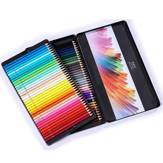 Ondesk Artics Artists' Fine Art Oil Based Colour Pencil Set Tin Box Of 72 Shades|Perfect For Artists', Professionals & Students|Ideal For Sketching, Painting, Drawing & Shading| Multicolor, Pack of 72