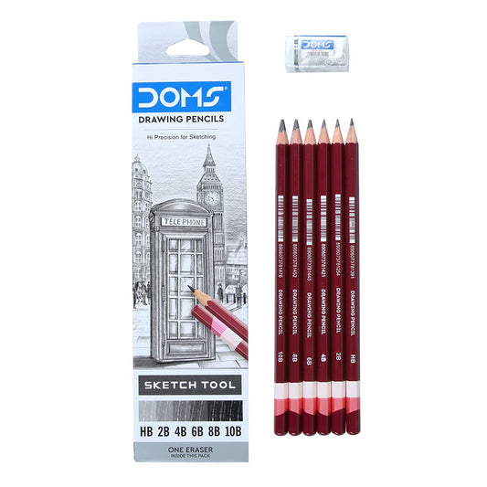 Doms Drawing & Sketching Graphite Pencil Set