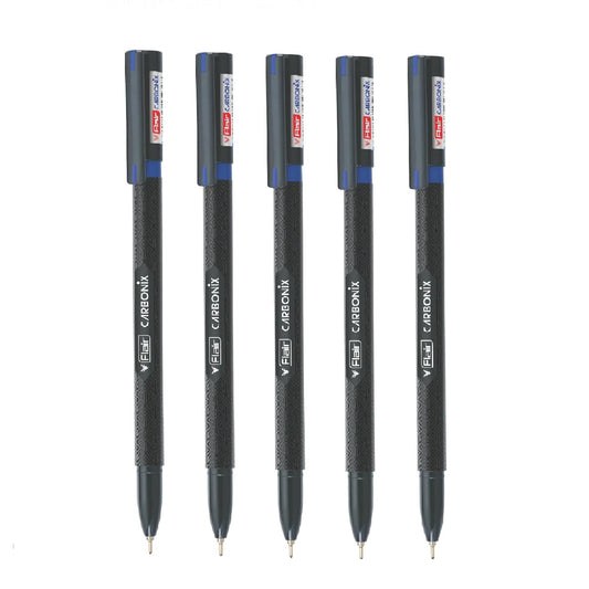 Flair Carbonix Ball Pen Blister Pack - 0.7mm - Blue Ink
