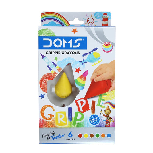 DOMS Grippie Crayons (6 Shades)