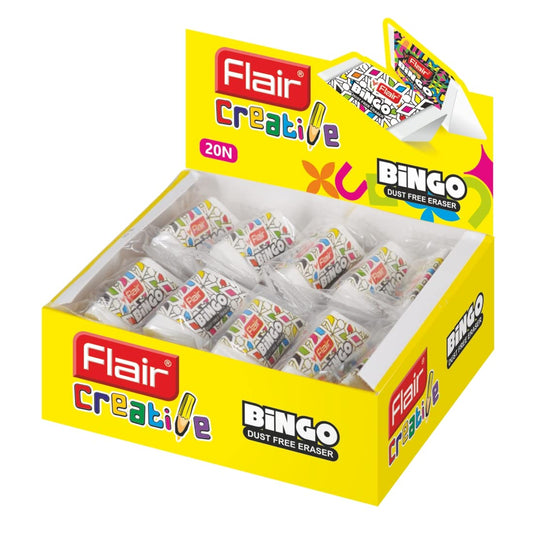 Flair Creative Series Bingo Eraser Box Pack