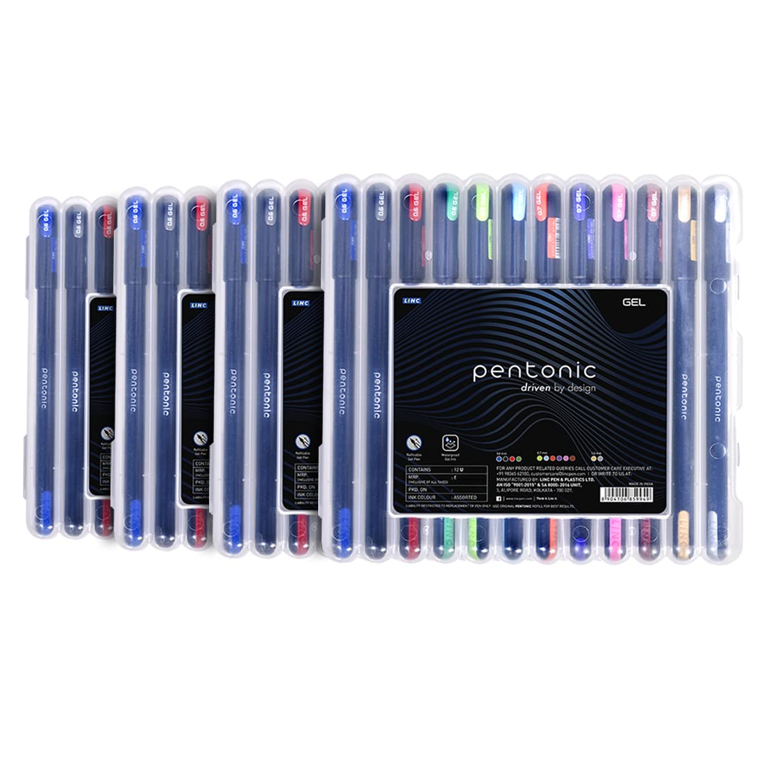 Pentonic 0.6mm Gel Pen - Multicolor Ink